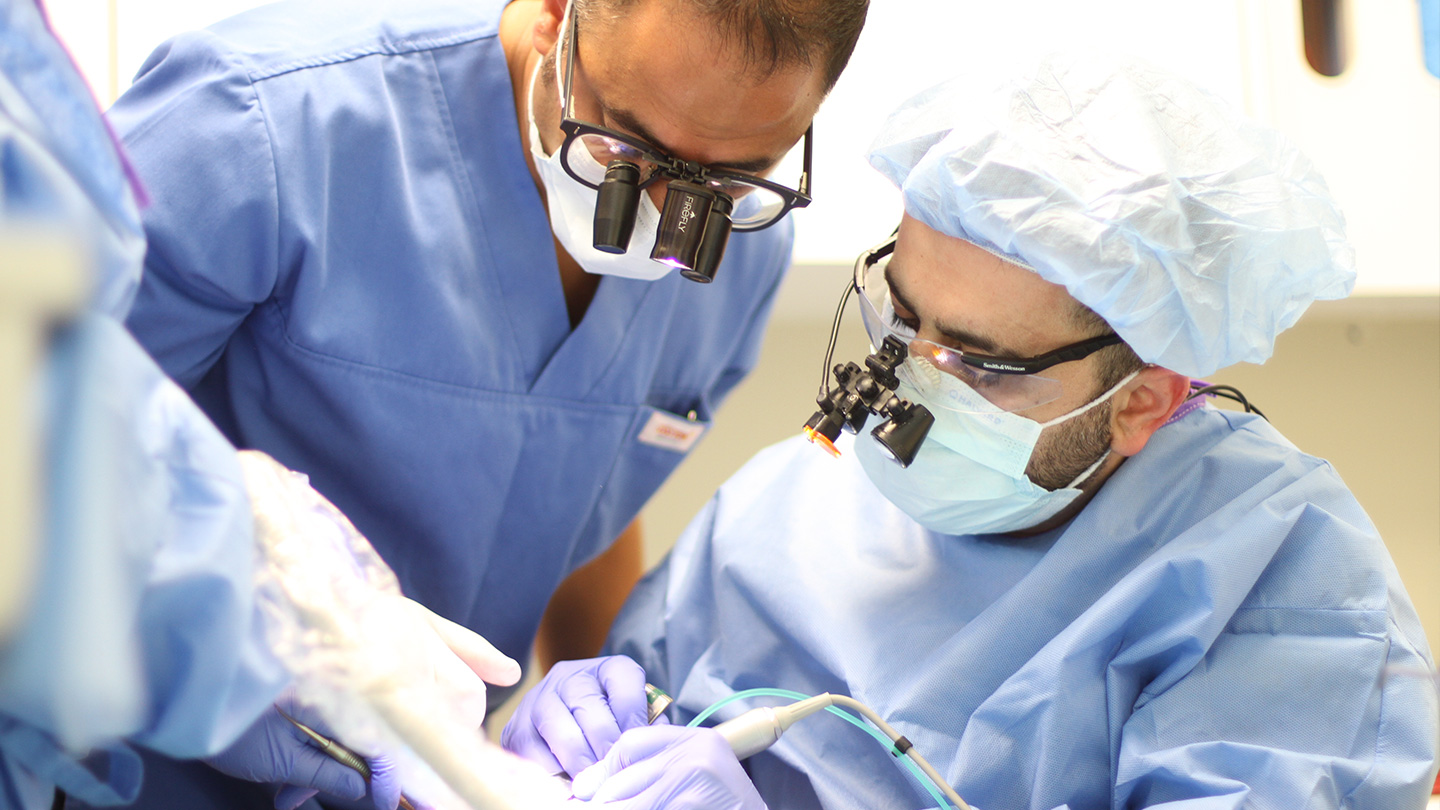 Dr. Azeem Sheikh, BS, DDS in his Toronto Operatory