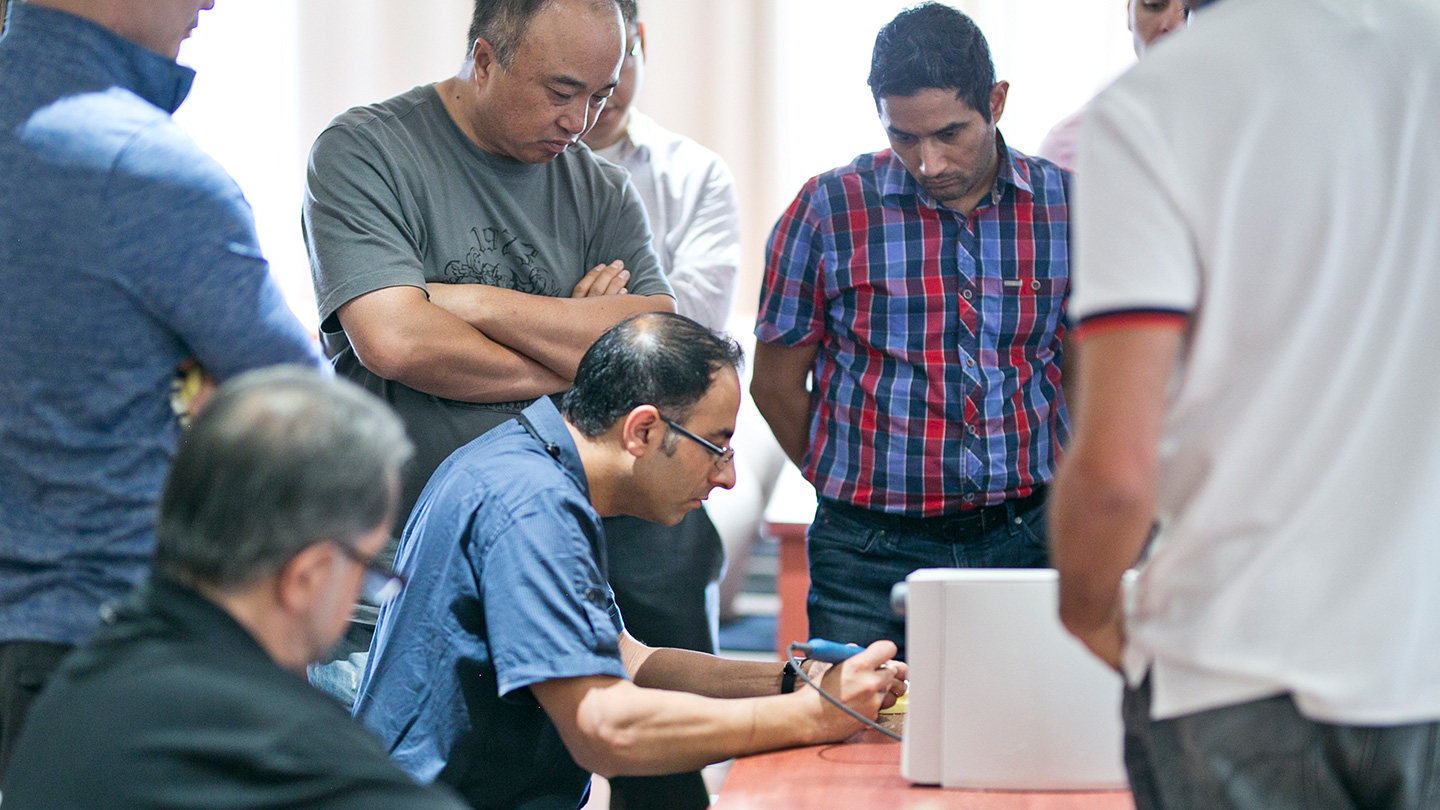 Dr. Sheikh Teaching an Implant Course