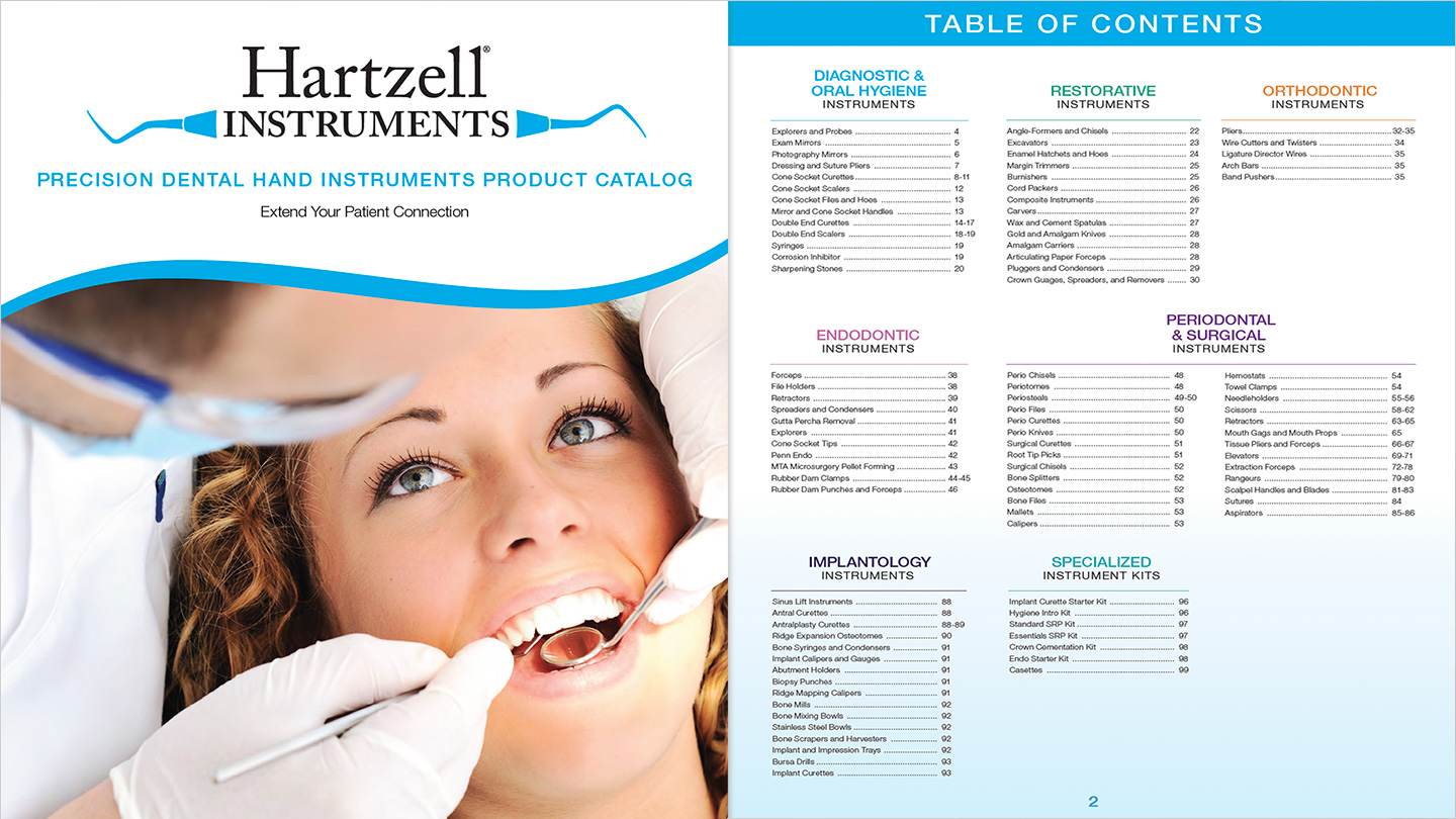 Download the Hartzell Instruments Precision Dental Hand Instruments Product Catalog